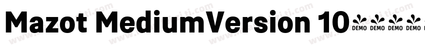 Mazot MediumVersion 10字体转换